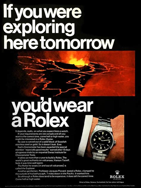 rolex explorer adverts|vintage Rolex adverts.